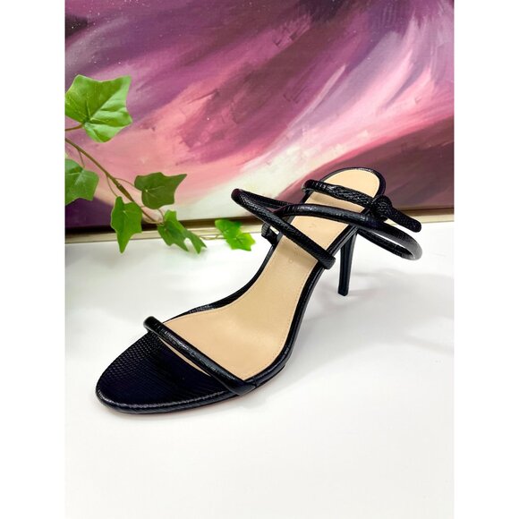 VERONICA BEARD Marceline Leather Strappy Sandals in Black Size 8 - Picture 8 of 15